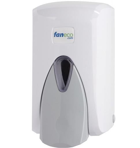 Dozownik do mydła Faneco Pop ścienny 500 ml biało szary ABS 1 szt.