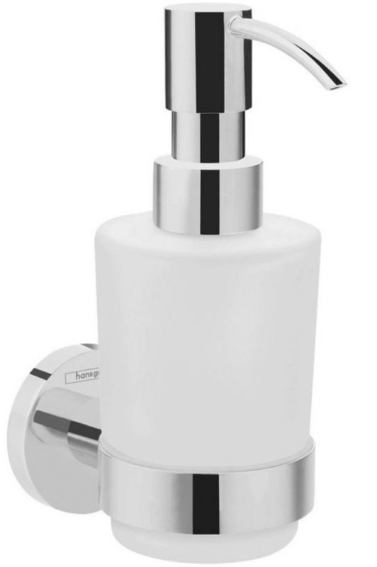 Dozownik do mydła Hansgrohe ścienny 200 ml chrom szkło białe 1 szt.