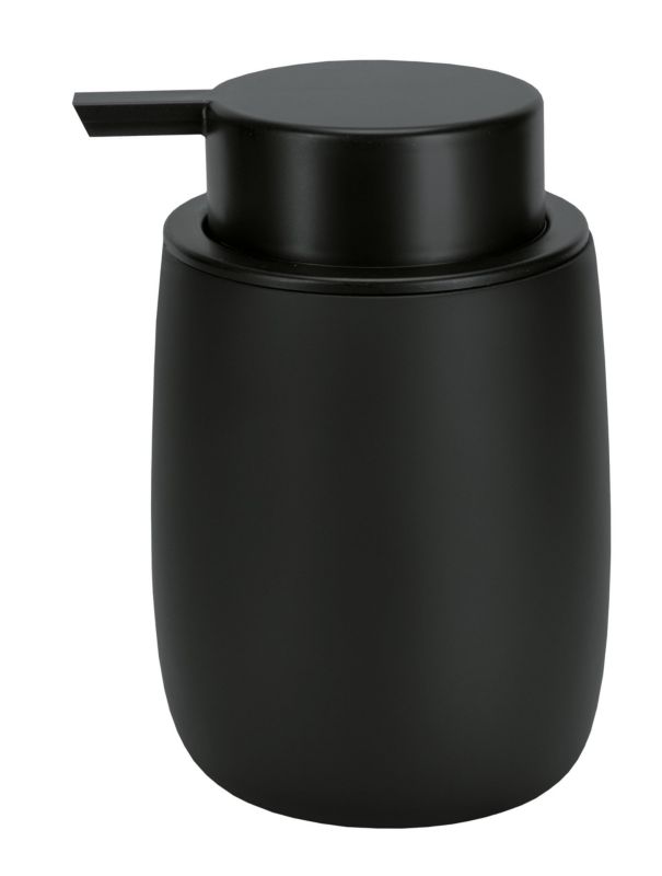 Dozownik do mydła Kleine Wolke Bonny stojący czarny mat 270 ml 1 szt.