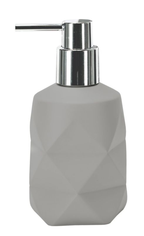 Dozownik do mydła Kleine Wolke Crackle szary 200 ml 1 szt.
