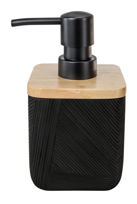 Dozownik do mydła Kleine Wolke Crossover czarny bambus 310 ml 1 szt.