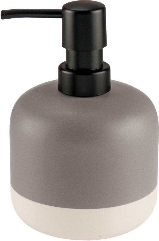 Dozownik do mydła Kleine Wolke Lunella szary dolomit 440 ml stojący 1 szt.