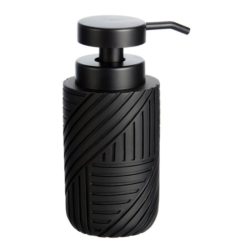 Dozownik do mydła Sepio Nairobi stojący czarny mat 200 ml 1 szt.