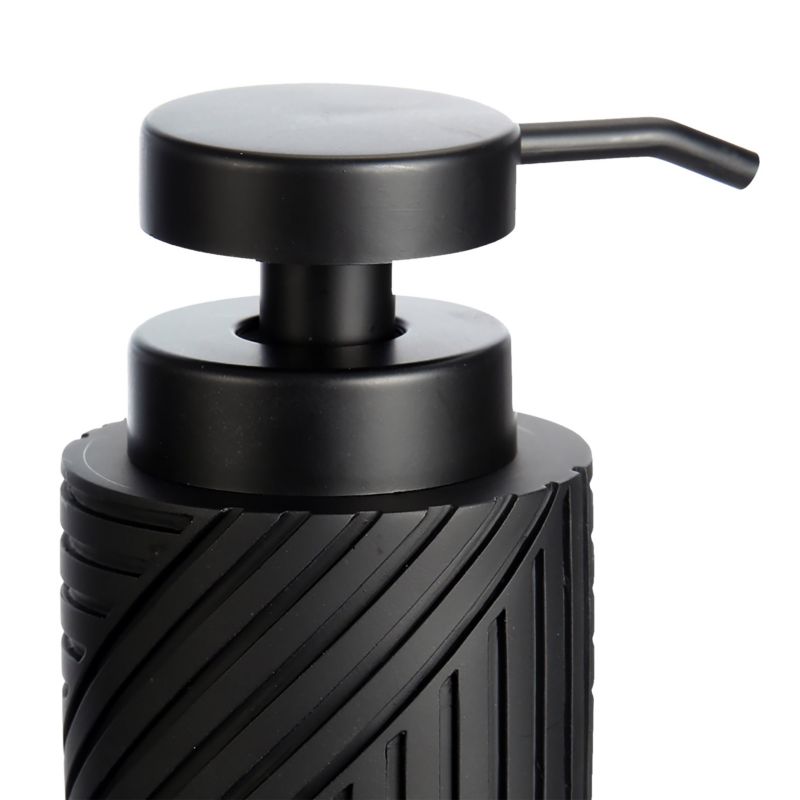 Dozownik do mydła Sepio Nairobi stojący czarny mat 200 ml 1 szt.