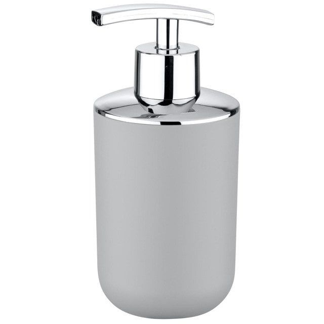Dozownik do mydła Wenko Brasil szary 320 ml stojący wygodna aplikacja 1 szt.