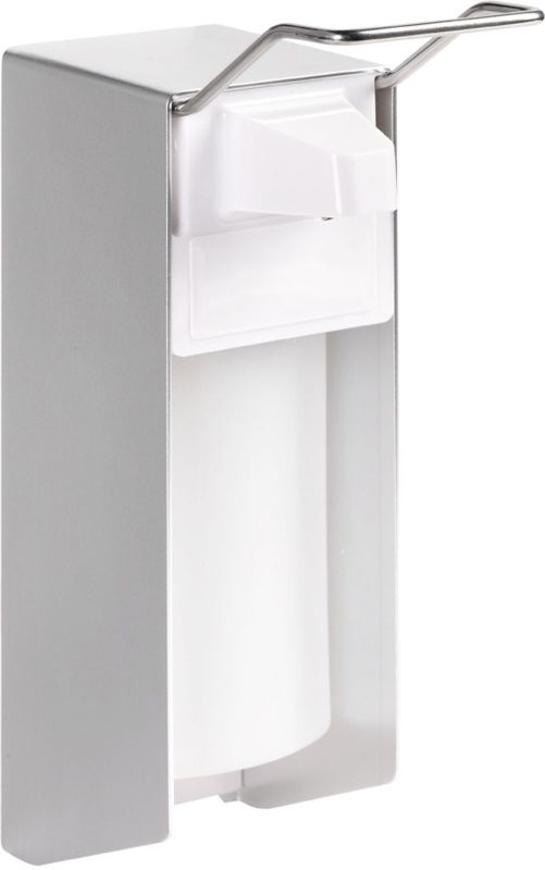 Dozownik do środków dezynfekcyjnych Stella 500 ml ścienny aluminiowy łokciowy biały 1 szt.