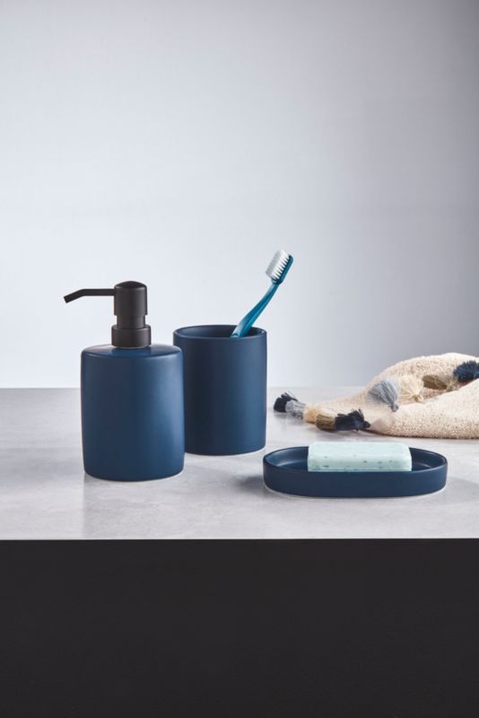 Dozownik mydła GoodHome Lassane midnight blue