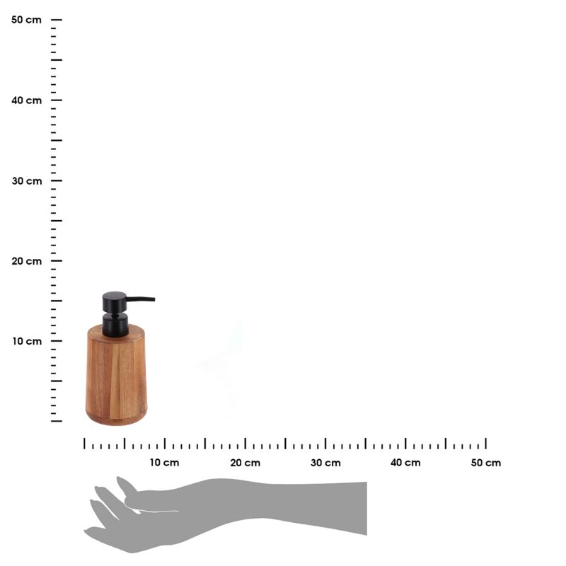Dozownik na mydło Acacia TENDANCE brązowy drewniany 200 ml 1 szt.