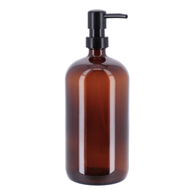 Dozownik na mydło Amber TENDANCE bursztynowy szklany 1000 ml 1 szt.