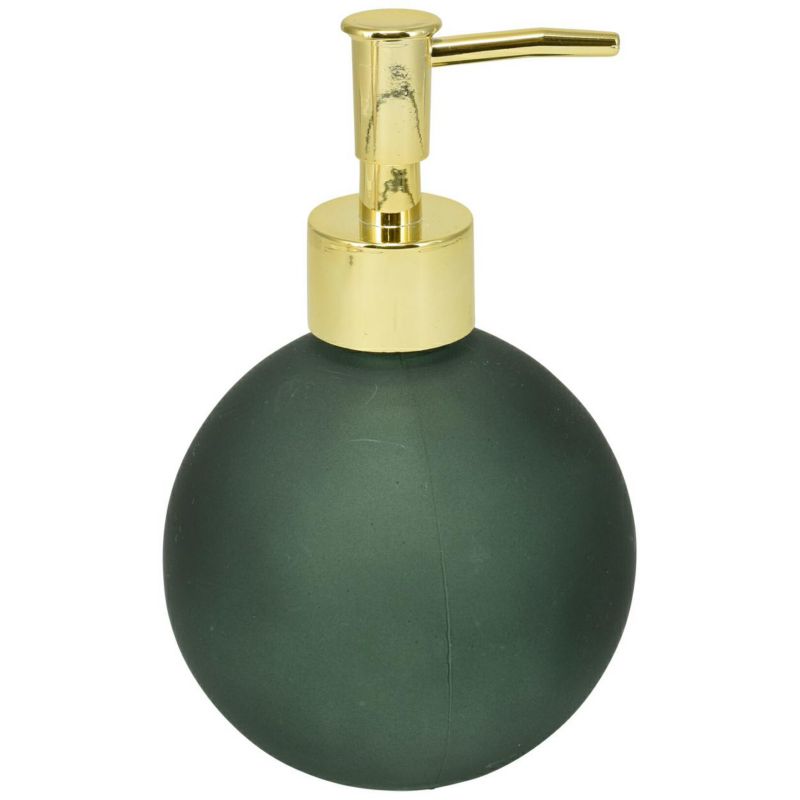 Dozownik na mydło Bathroom Solutions zielony szklany 400 ml 1 szt.