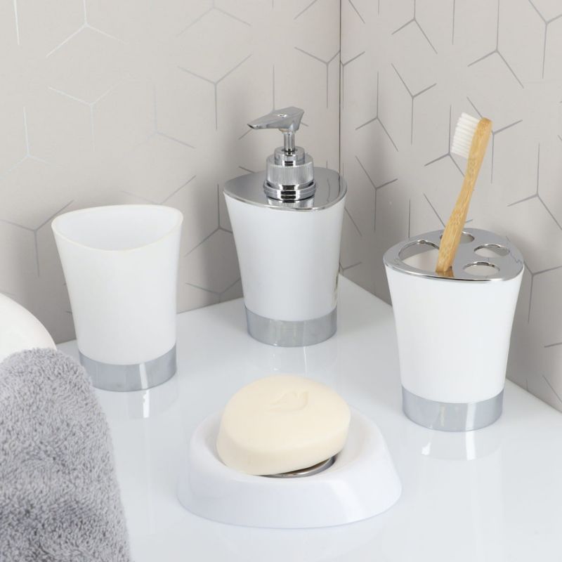 Dozownik na mydło Cuesta White TENDANCE biały nowoczesny 280 ml 1 szt.