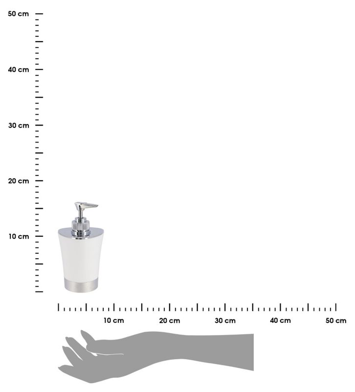 Dozownik na mydło Cuesta White TENDANCE biały nowoczesny 280 ml 1 szt.