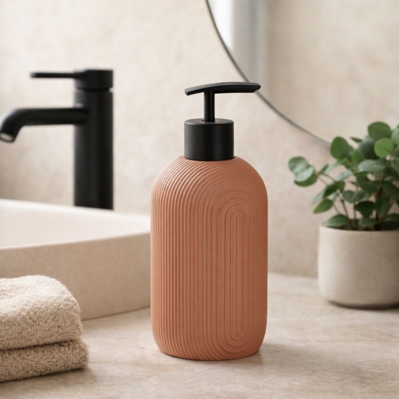 Dozownik na mydło Elya Tendance  blush pojemnik na płyn 400 ml 1 szt.