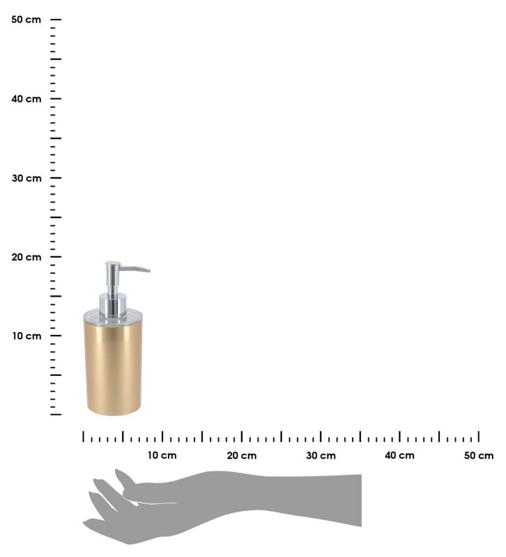 Dozownik na mydło Gautier Gold TENDANCE złoty stojący 330 ml 1 szt.