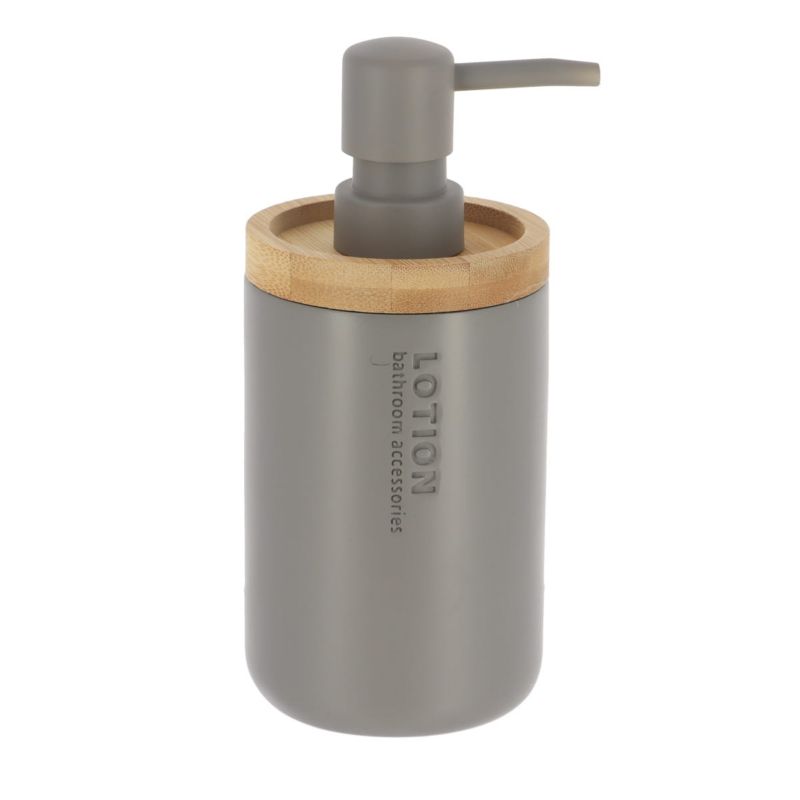 Dozownik na mydło Loudis Grey TENDANCE szary bambusowy 280 ml 1 szt.