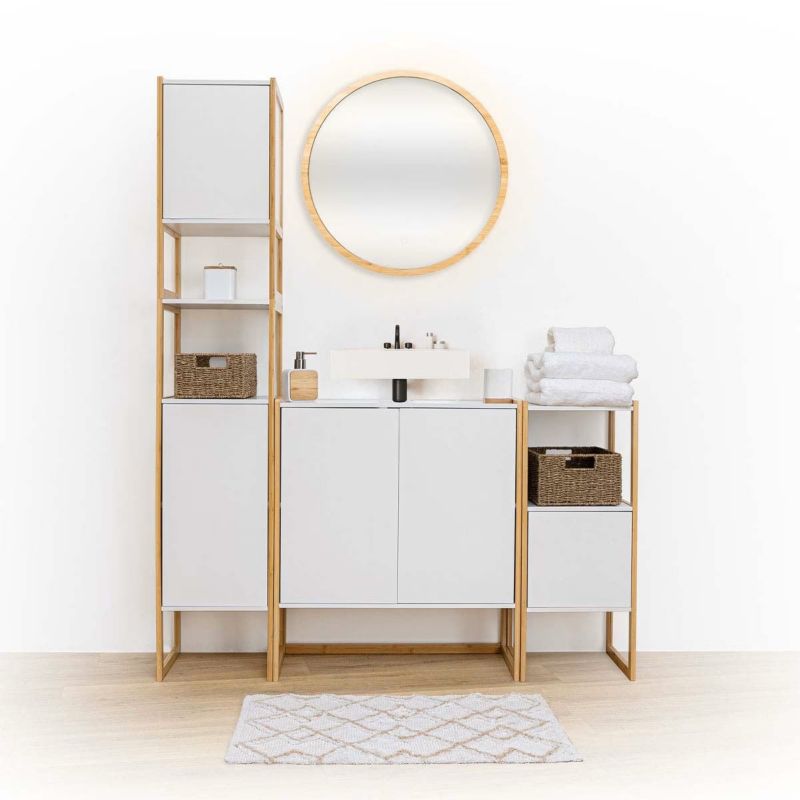 Dozownik na mydło Natureo White 5five Simply Smart biało drewniany 200 ml 1 szt.