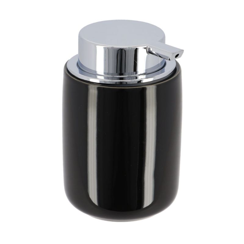 Dozownik na mydło Olivon Black TENDANCE czarny z dolomitu 235 ml 1 szt.