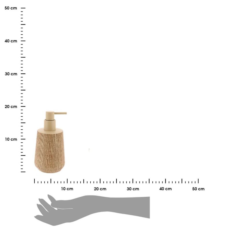 Dozownik na mydło RIVO Tendance ciepły dąb piaskowy 350 ml 1 szt.