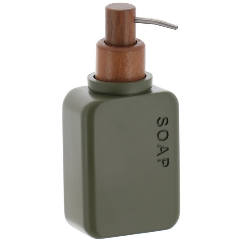 Dozownik na mydło Salva Tendance oliwkowy pojemnik na płyn 300 ml 1 szt.