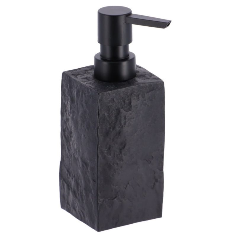 Dozownik Na Mydło Tendance Do Łazienki Grafitowy Imitacja Kamienia 260 Ml 1 Szt.