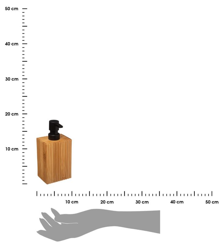 Dozownik na mydło Terre 5five Simply Smart brązowy bambusowy 280 ml 1 szt.