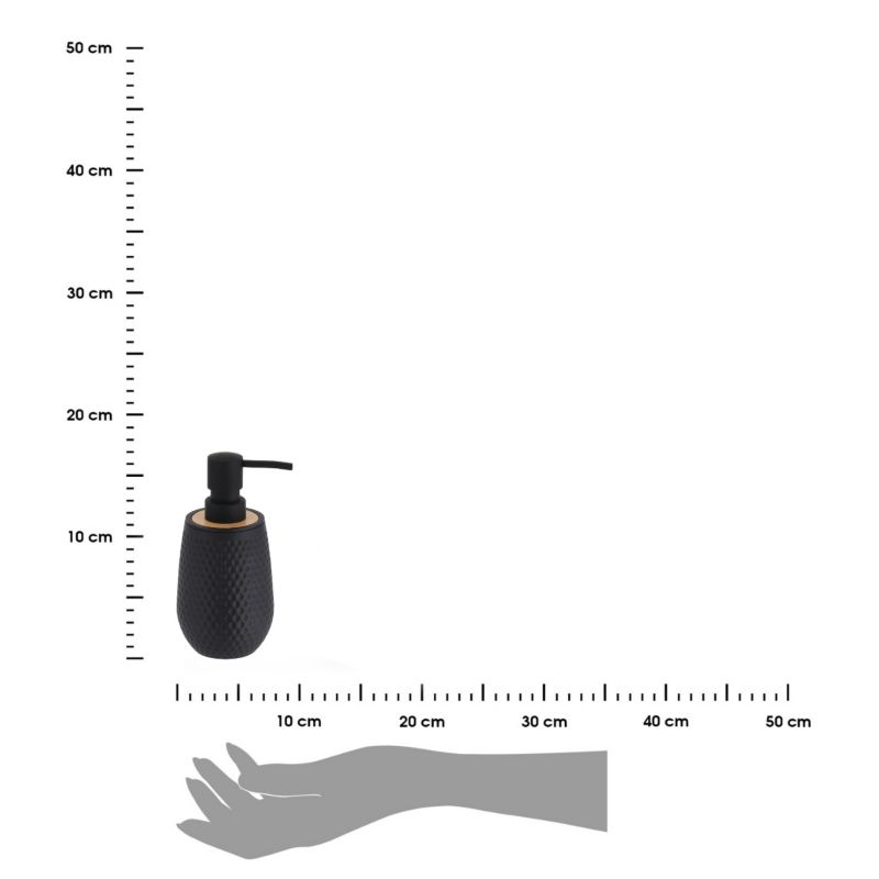 Dozownik na mydło Tova Tendance czarny pojemnik na płyn 280 ml 1 szt.