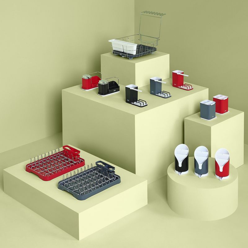 Dozownik na płyn z organizerem Utility 5Five Simply Smart czarny 21 cm 1 kpl.