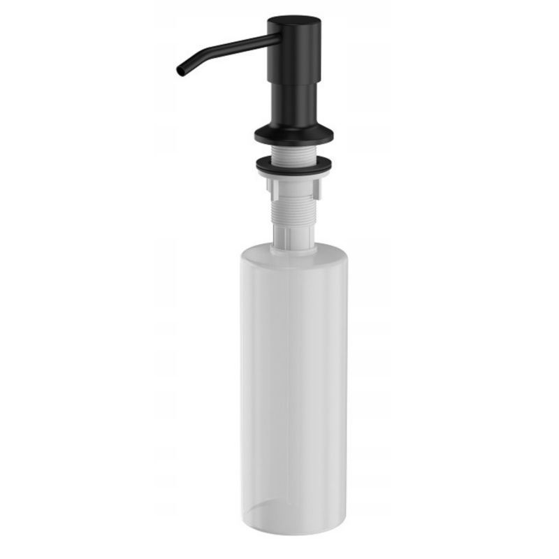 Dozownik Nablatowy Do Płynu Do Naczyń Czarny Granitan  Do Zlewu Kuchennego 360 ml 1 szt.