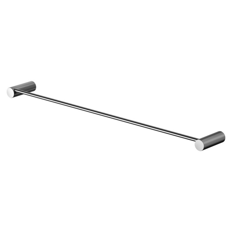 Drążek na ręcznik Cersanit Zen czarny gun metal, stal nierdzewna, 60 cm 1 szt.