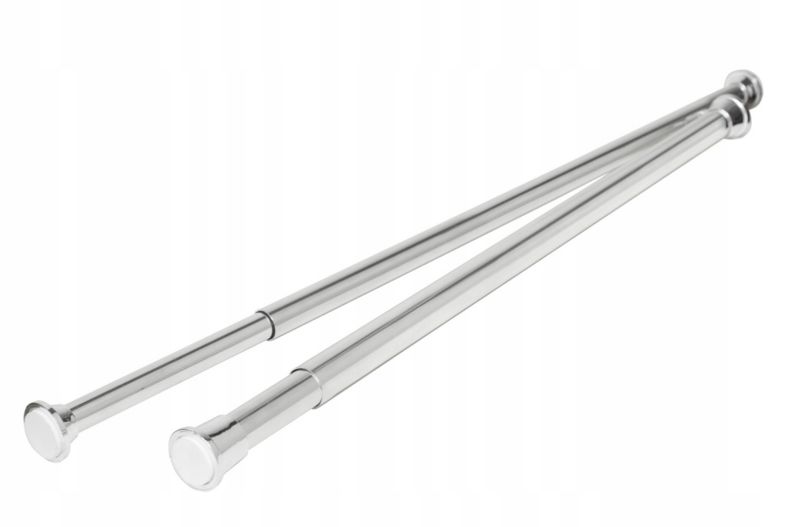 Drążek prysznicowy do zasłon Estiva rozporowy 105-180 cm srebrny 27 mm 1 szt.