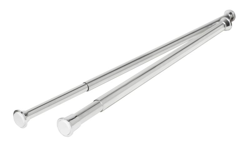 Drążek prysznicowy do zasłon Estiva rozprężny 125-220 cm srebrny 22 mm 1 szt.