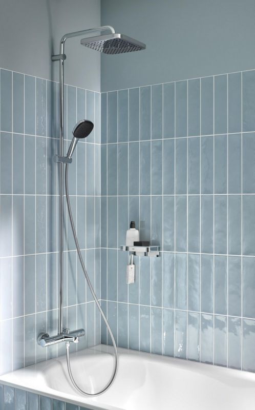 Drążek prysznicowy Grohe Vitalio Universal 90 cm chromowany z regulowanym uchwyt - 1 szt.