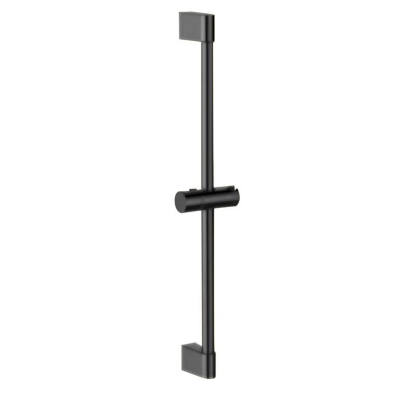Drążek prysznicowy Rea czarny mat metalowy 70 cm montaż dowolny 1 szt.