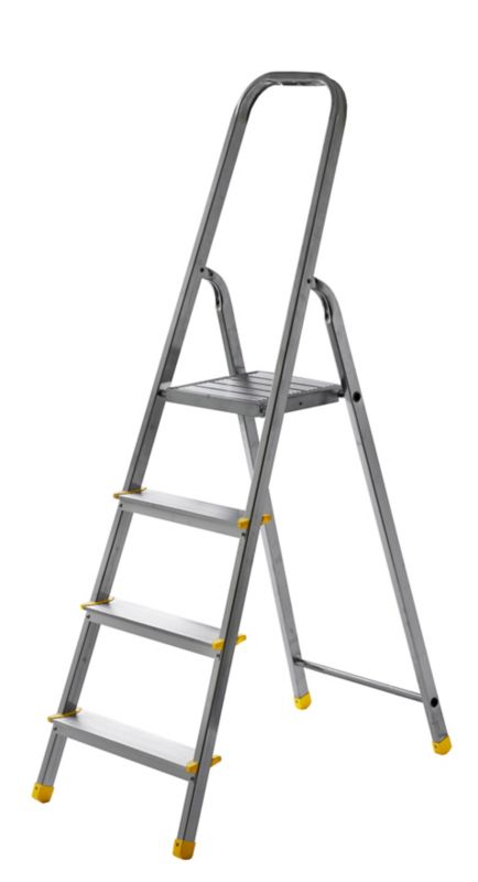 Drabina aluminiowa Bayersystem 120 kg 4 stopnie