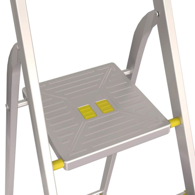 Drabina aluminiowa Bayersystem 4- stopniowa SMART COMFORT 150kg zółta 1 szt.