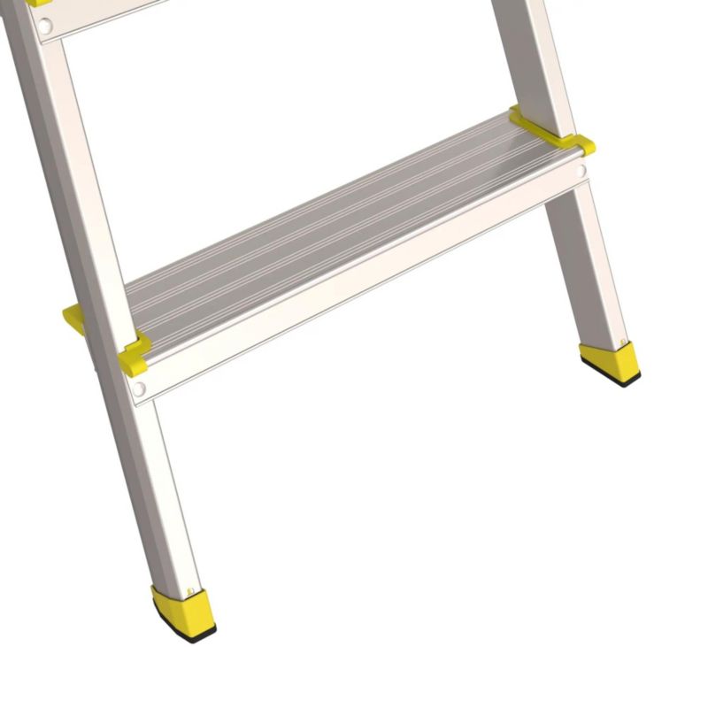 Drabina aluminiowa Bayersystem 4- stopniowa SMART COMFORT 150kg zółta 1 szt.
