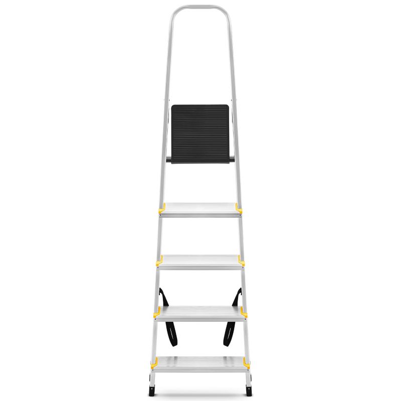 Drabina aluminiowa domowa jednostronna profesjonalna HIGHER 5 stopni 150 kg PRO EN-131 1 szt