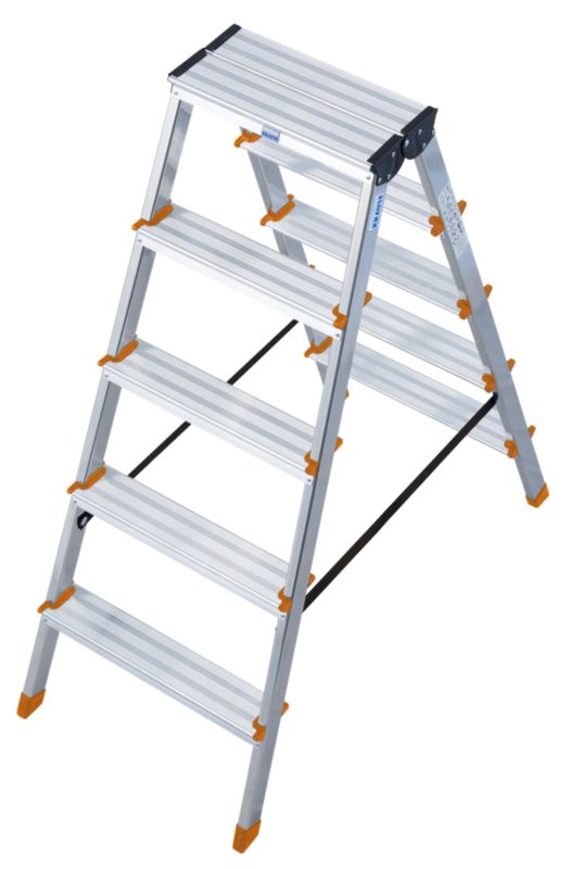 Drabina aluminiowa Krause 2 x 5 stopni
