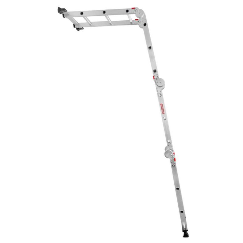 Drabina aluminiowa wielofunkcyjna przegubowa WERKBERG składana 4x3 z podestem 1 szt.