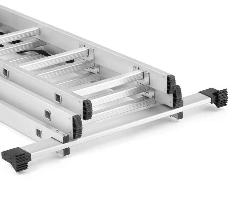 Drabina aluminiowa wielofunkcyjna z opcją ustawienia na schodach 3x11 HIGHER ML-611 + hak 1szt.