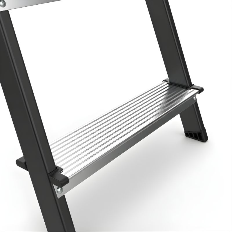 Drabina HIGHER domowa stalowa jednostronna składana 3 stopnie 150kg 1 szt.