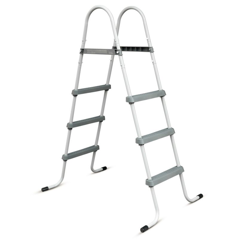 Drabinka metalowa do basenu COIL o wysokości basenu do 107cm dwustronna 1 szt.