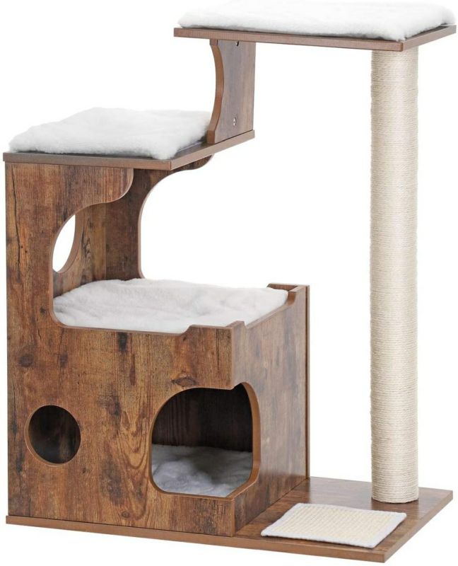 Drapak Songmics dla kota brązowo-biały 86 cm 1 szt.