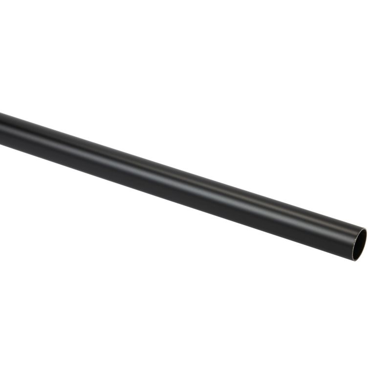 Drążek GoodHome Araxos 19 mm 200 cm czarny