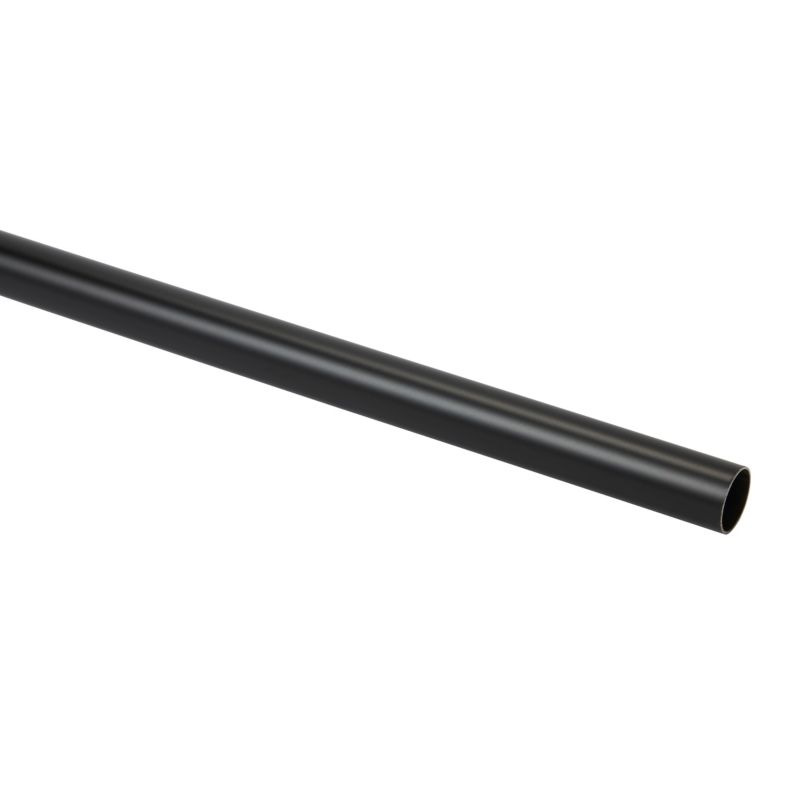 Drążek GoodHome Araxos 19 mm 300 cm czarny