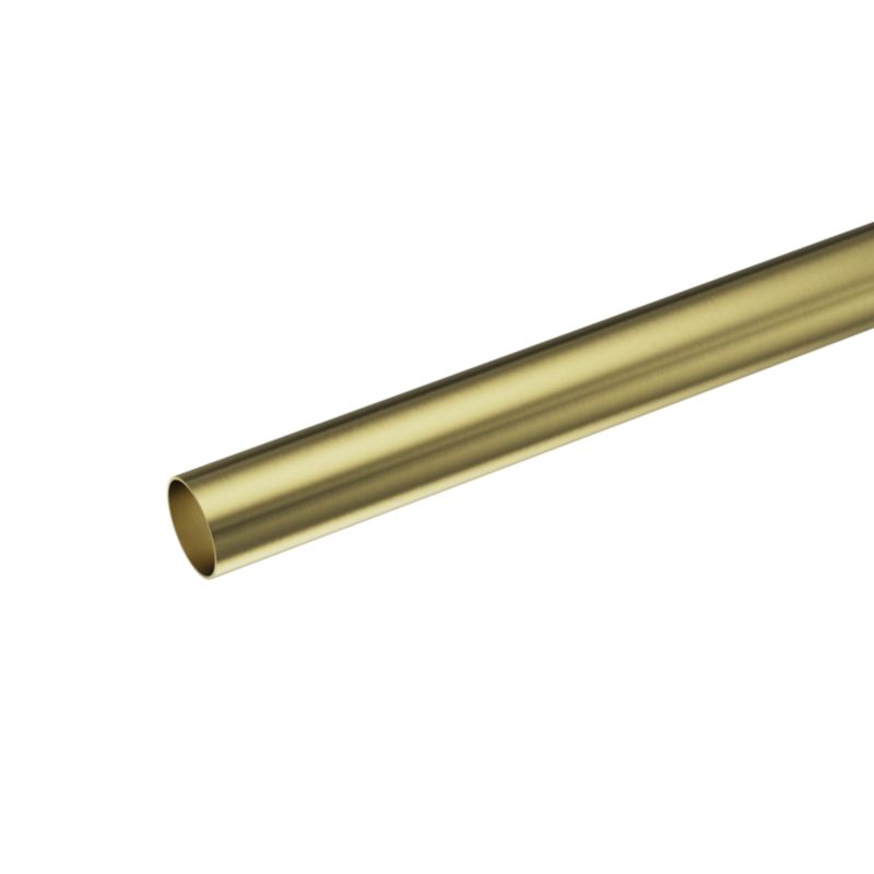 Drążek GoodHome Elasa 19 mm 160 cm złoty