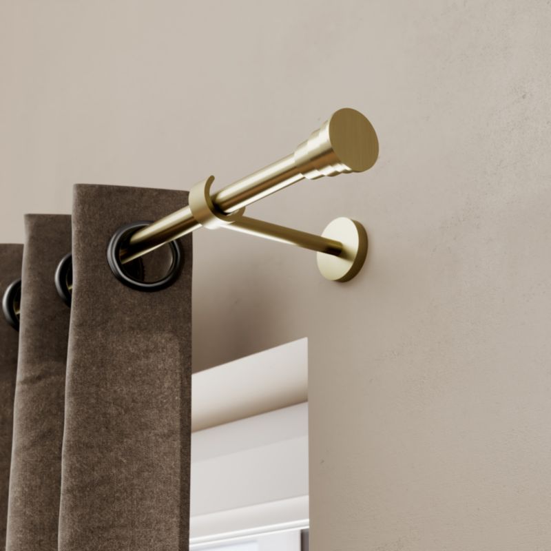 Drążek GoodHome Elasa 19 mm 160 cm złoty