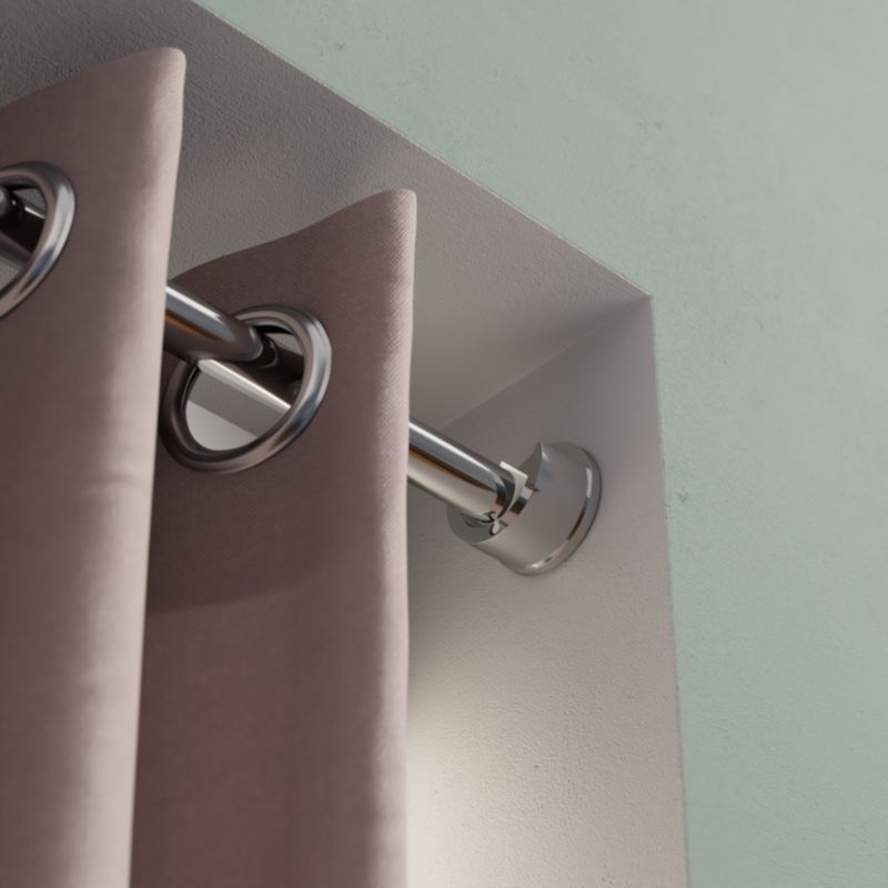 Drążek GoodHome Olympe 19 mm 160 cm szary