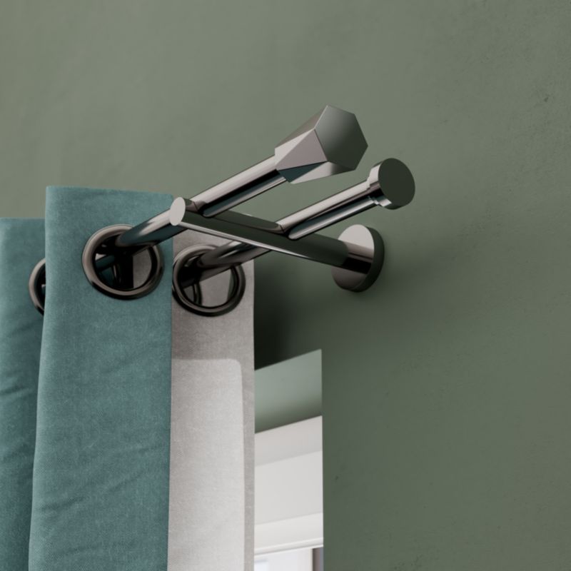 Drążek GoodHome Olympe 19 mm 240 cm szary