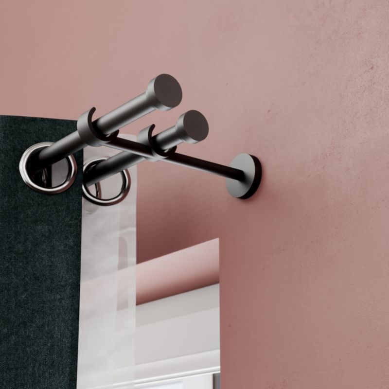 Drążek GoodHome Tinos 19 mm 200 cm szary